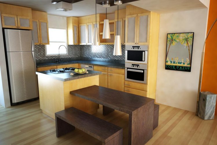 7 small kitchens open to the living room